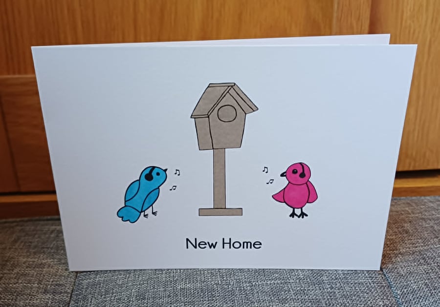 A6 New Home Greeting Card