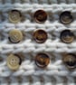 Italian Polyester Horn buttons in 3 colours, 2 sizes 18mm 23mm - Image 1