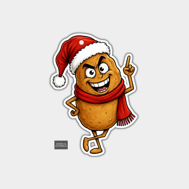 Unique Funny Christmas Gift Tags For Adults, 6pk - Cheeky Potato