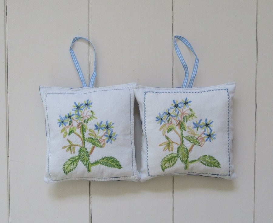 English lavender bags - blue aster