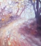 Hope Springs Eternal autumn abstract painting - Image 7