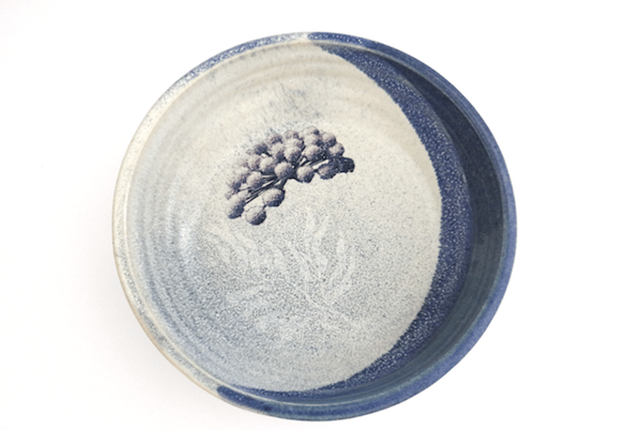 Wild ocean garlic bowl - handmade pottery