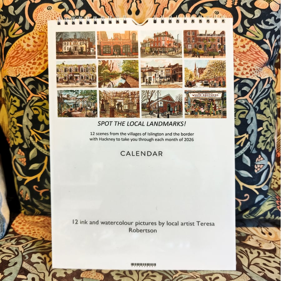 A3 and A4 Islington Scenes 2026 Calendar
