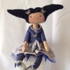 Pixie - hand made rag doll