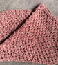 Crochet baby blankets in chenille