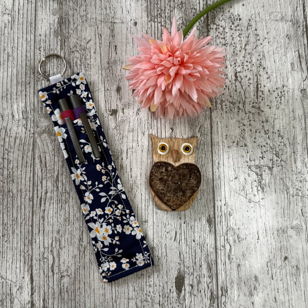 Floral Print Lanyard Pen Holder Teacher Pen Holder Nurse Pen Holder Hands Free P