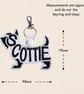 Scottie Dog Keyring - Dog Silhouette Word Art Accessory - Image 5