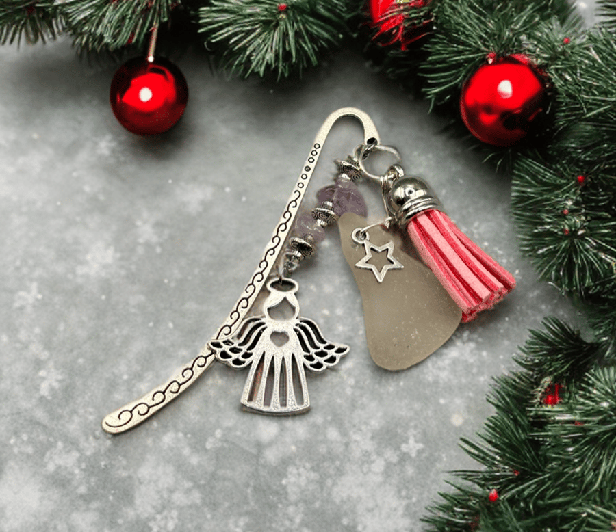 Seaglass book marker