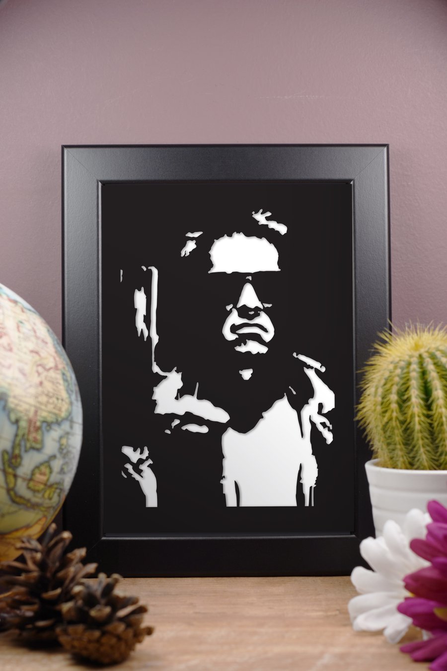 Framed Terminator Artwork - 10cm x 15cm