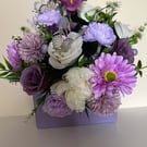 Purple flower envelope box