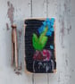 Small spring painting on reclaimed wood - Image 1
