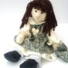 SOLD, Reserved for G.Traditional Rag Doll, Daisy, Cloth doll