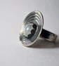 Moonstone illusion ring - sterling silver and moonstone ring - precious stone me - Image 5