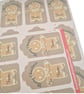 Gingerbread Man Stickers, Gift Tags, Christmas Wrapping Supplies - Image 2