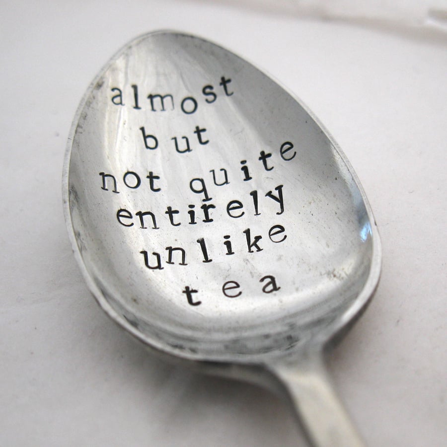 Teaspoon for not very good tea