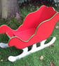 PICK UP ONLY Santa Sleigh Xmas Prop Photographer Photo Shoot Grotto Baby Child D - Image 1