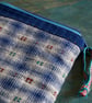 Zipper Book Sleeve Fabric Kindle Pouch – Padded Kindle Cover in Vintage Fabric - Image 5