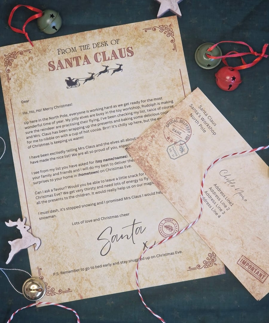 Personalised Santa Letter