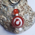 Red Eye Bead Pendant 