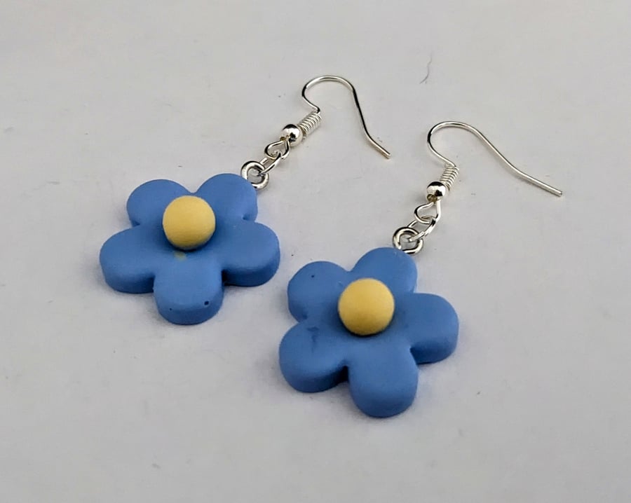 Forget me not earrings - for remembrance
