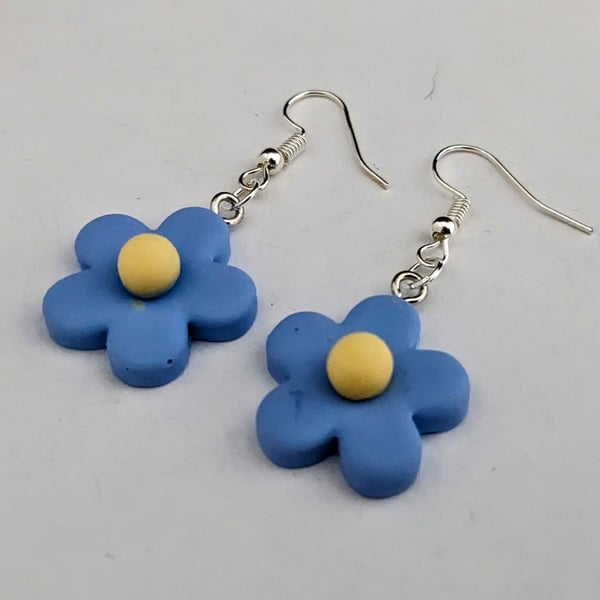 Forget me not earrings - for remembrance