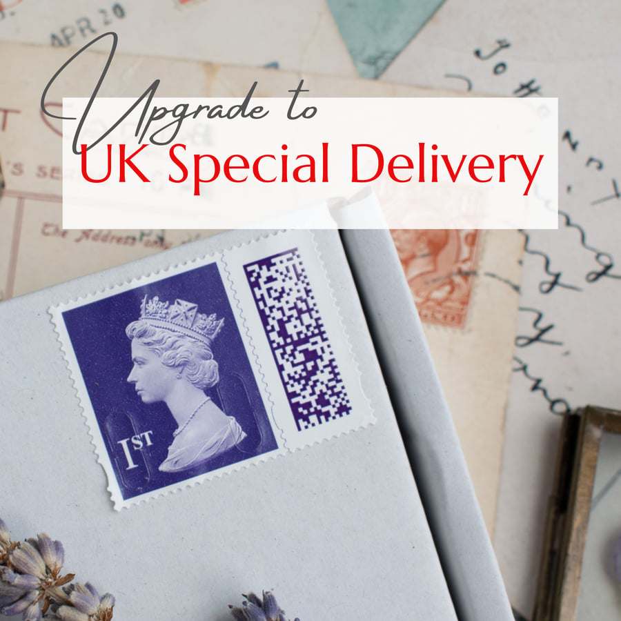 Postage Upgrade to Royal Mail Special Delivery