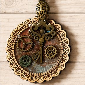 Steampunk Pendant Necklace 