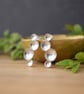 Sterling Silver Circle Earrings - Image 3