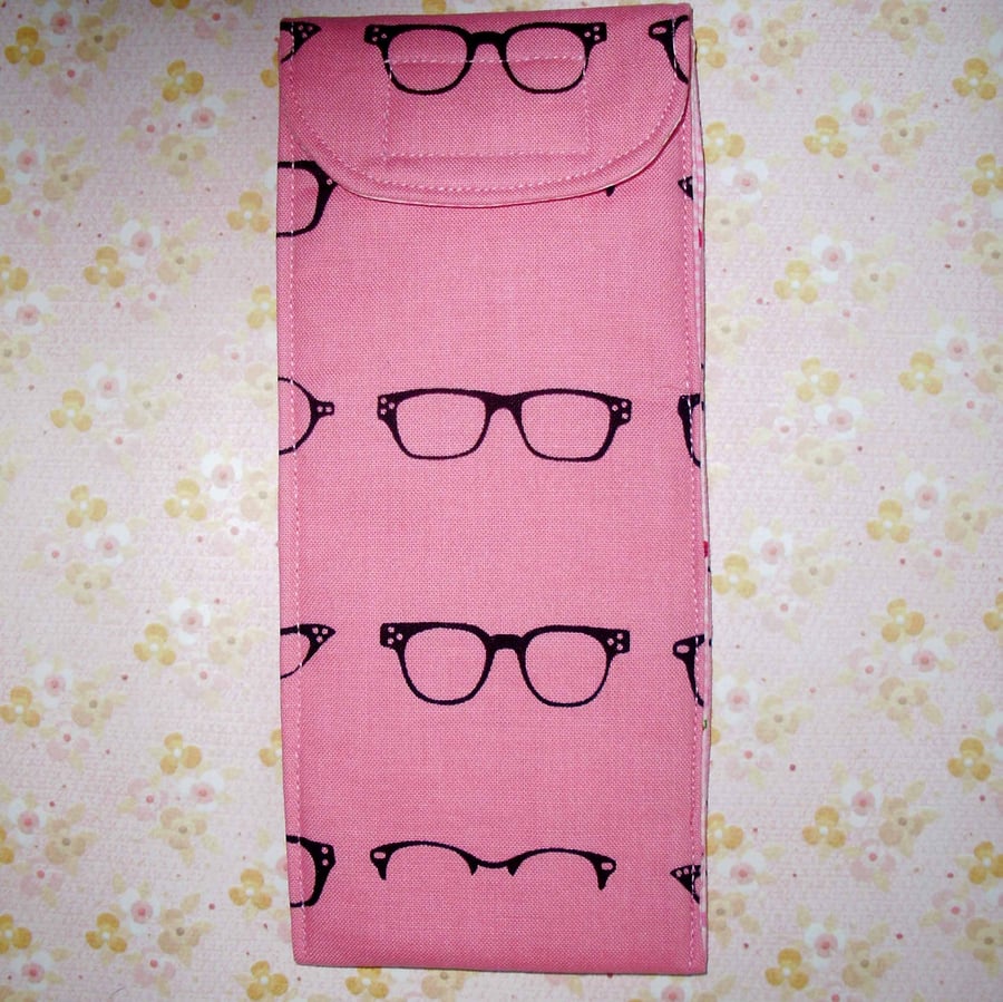 Glasses case - pink featuring glasses SALE PRICE