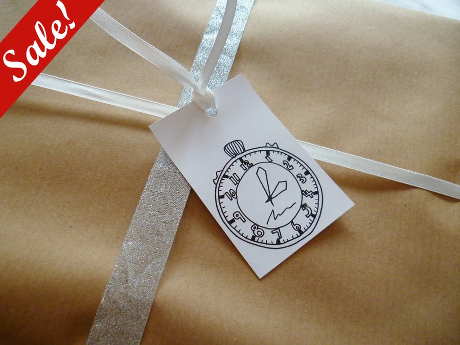 Sale - pocket watch gift tags