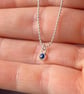 Handmade Petite Lapis Lazuli Pendant on 18" Ball Chain - Image 7