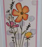 Blank, any occasion floral card  - Image 2