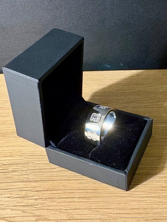 "Kingmaker" - Heavy Sterling Silver Ring - 15g - Made To Any Size - 10mm x 2.5mm
