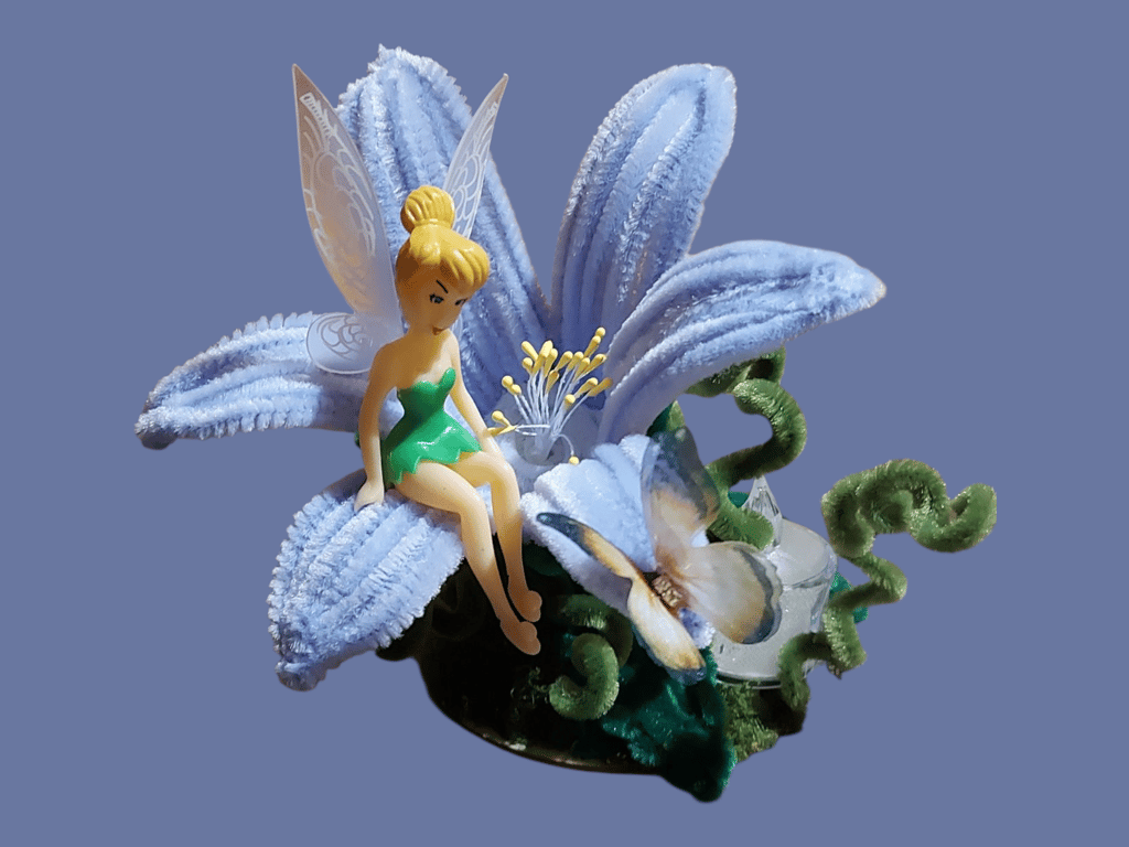 Handmade Fairy Flower Tealight Holder – Whimsical Woodland Decoration LED candle