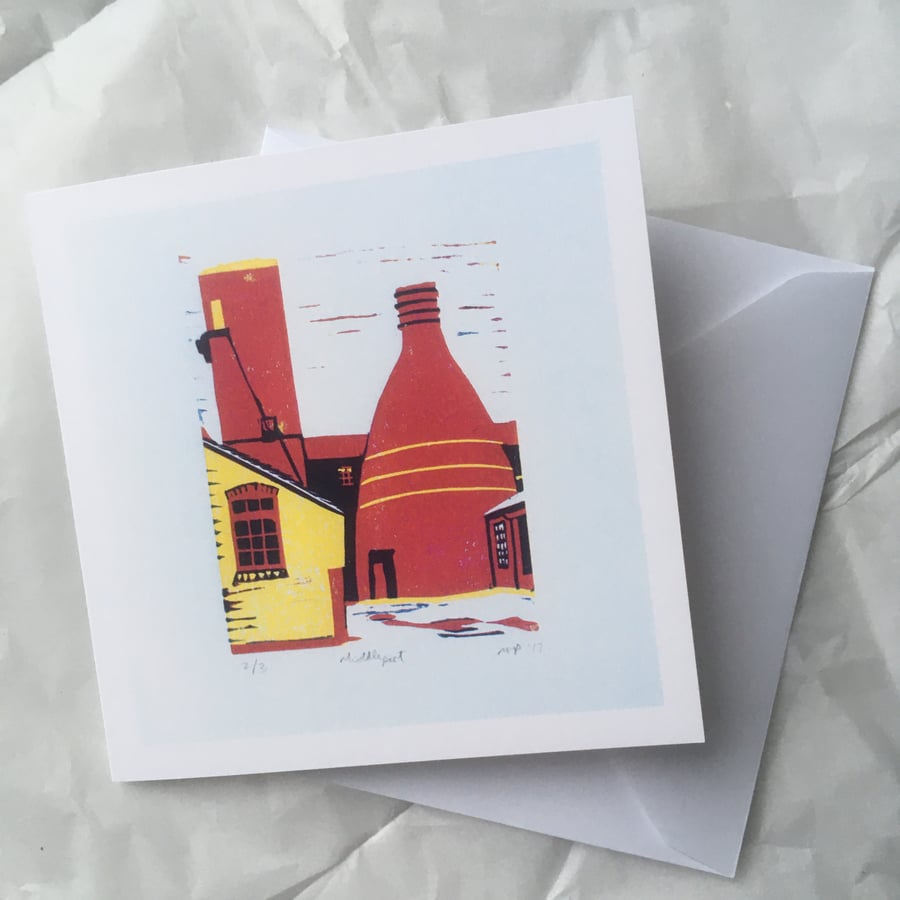 Greetings Card Middleport Pottery