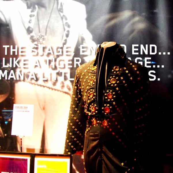 Elvis Presley On Tour Exhibition London Photograph Print