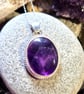 Handmade sterling silver and amethyst pendant  - Image 3