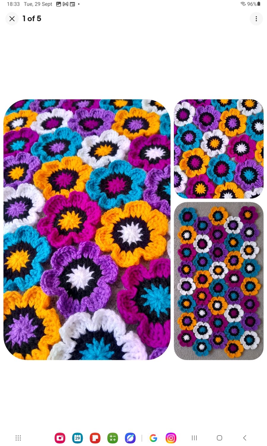 40 Crochet Funky Flowers