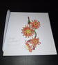Original Handpainted Greetings Card- Orange Hawkweed - Image 3