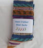 Hand-cranked Knitted Ribbed Wool Socks Size 4 to 5 - Image 5