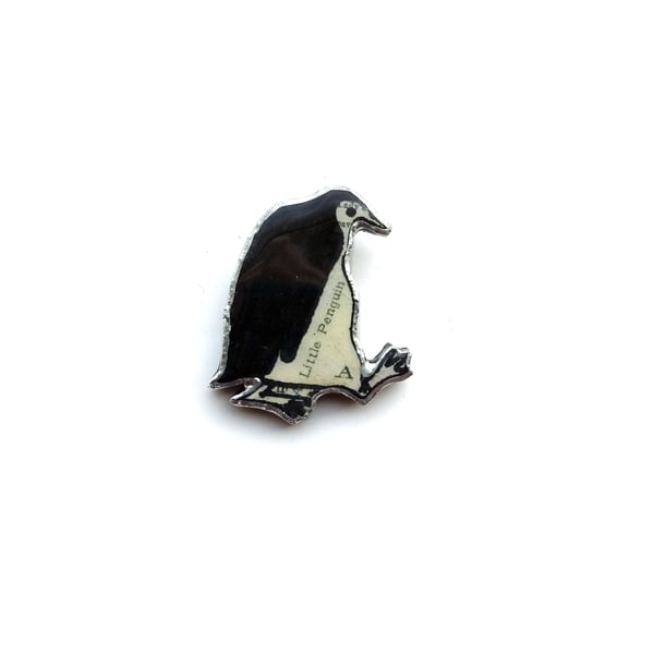 Little Penguin whimsical Brooch by EllyMental