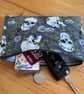 Skulls And Ivy Quilted Fabric Organiser Pouch - Image 5