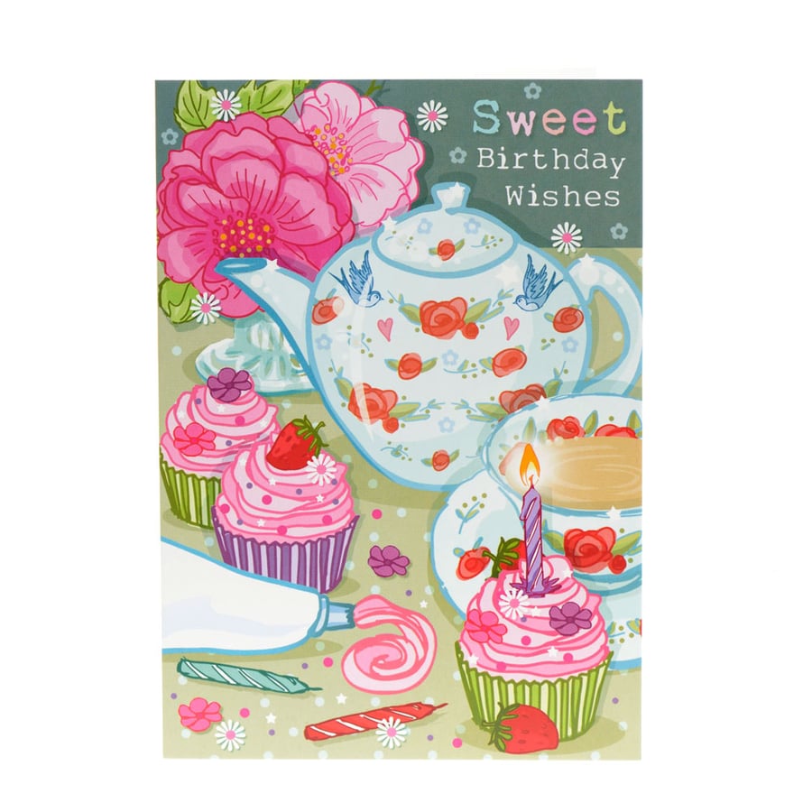 Sweet Birthday Wishes - Card
