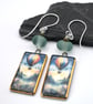 hot air balloon ceramic earrings - Image 4