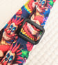 1 inch Wide Adjustable Ukulele Strap with Evil Clowns - Image 4