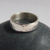 Sterling Silver Textured Ring