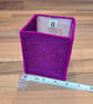 Large desk tidy - purple and white with magenta edging - Image 3