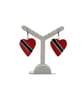Trinidad flag earrings, love Trinidad and Tobago, loveheart jewellery, caribbean - Image 5