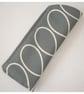 Glasses Sleeve Stars Spectacles Case No Fastening Grey Linear Stem Leaf