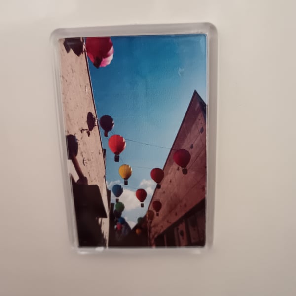 Cabot Circus Bristol Balloon Art Photography Fridge Magnet 